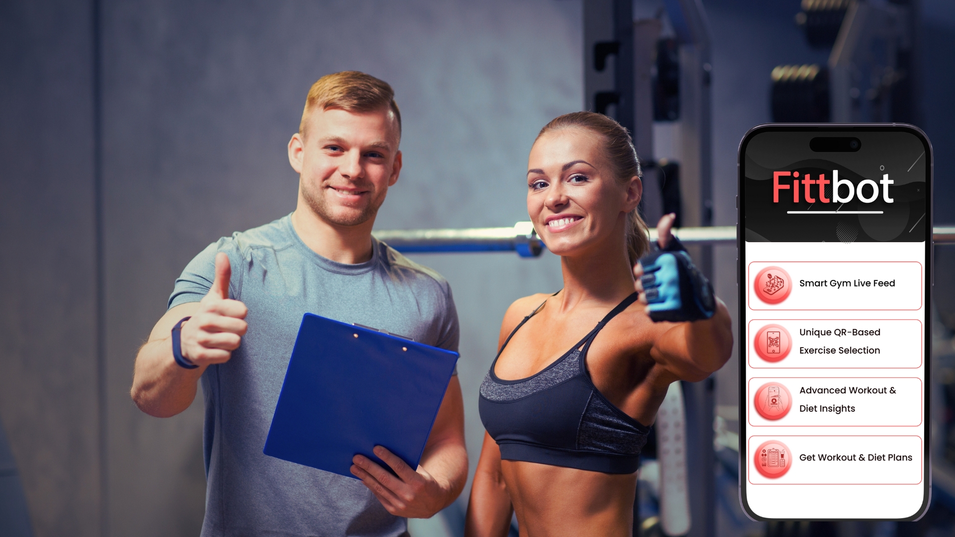 Trainer assigning a personalized workout and diet plan to a client using the Fittbot personal trainer app on a tablet.
